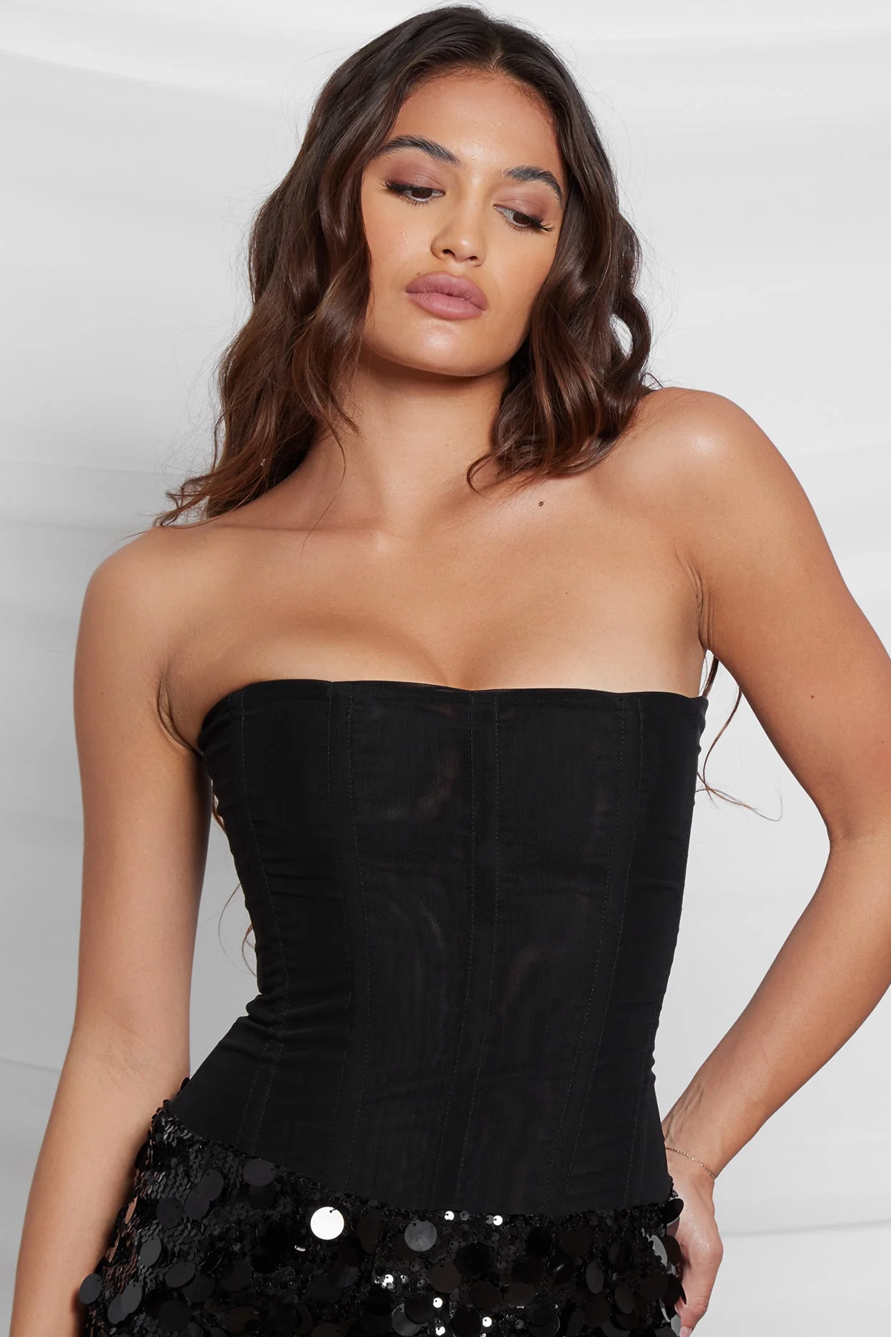 Corpetto Velato | Bustier Top - Image 4