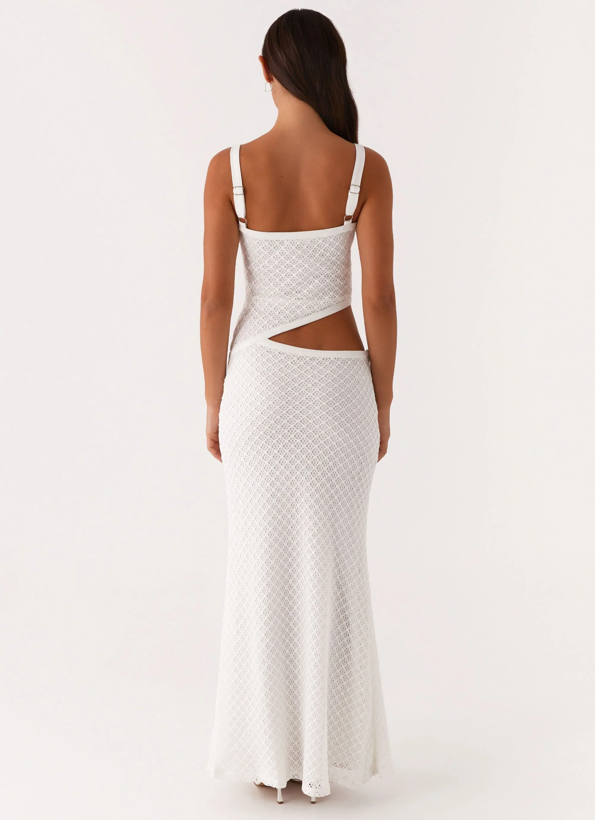 Lunaria | Cutout Plaid Maxi - Image 5