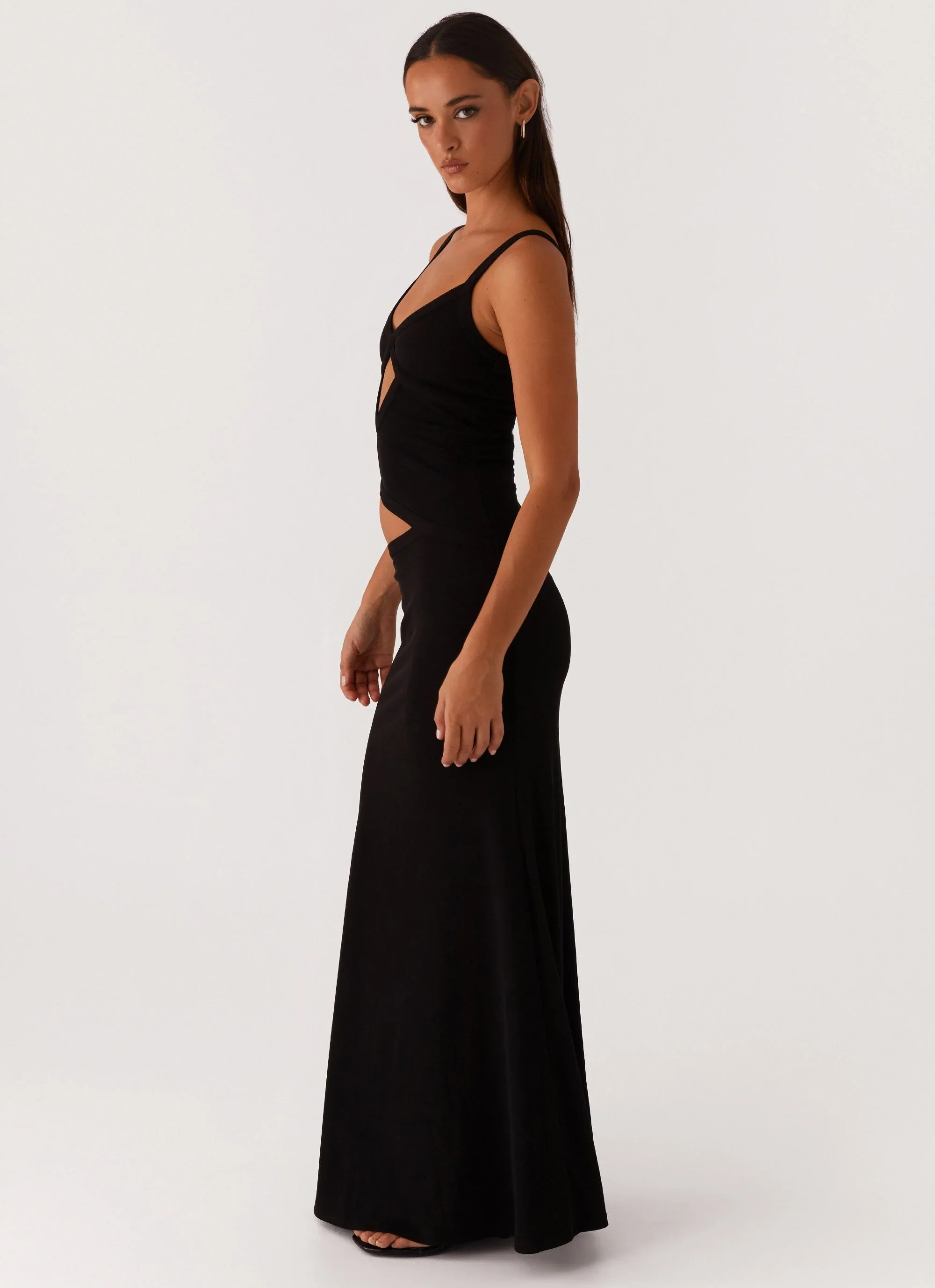 Lunaria | Cutout Plaid Maxi - Image 8