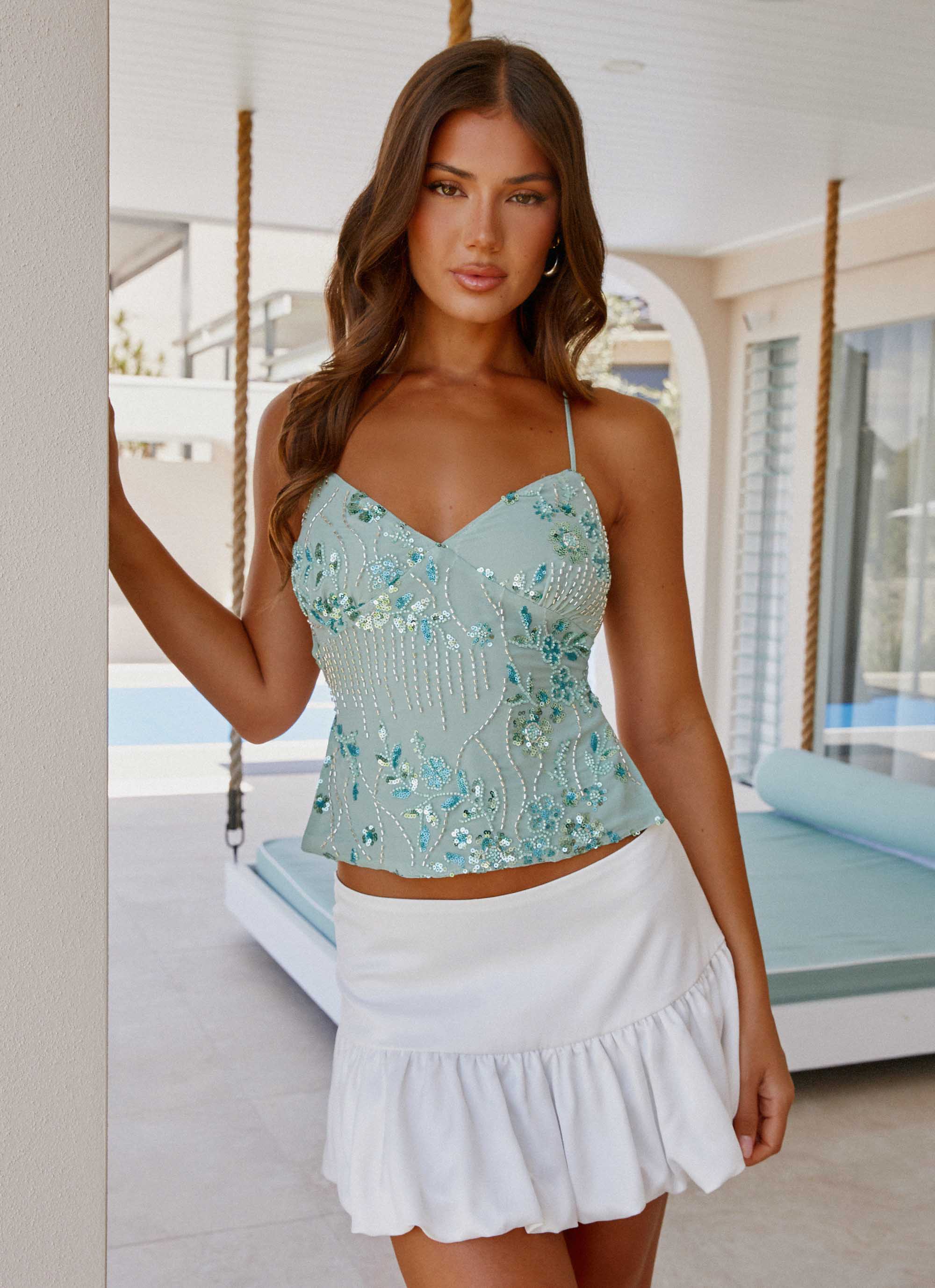 Menta | Sequin Cami - Image 8