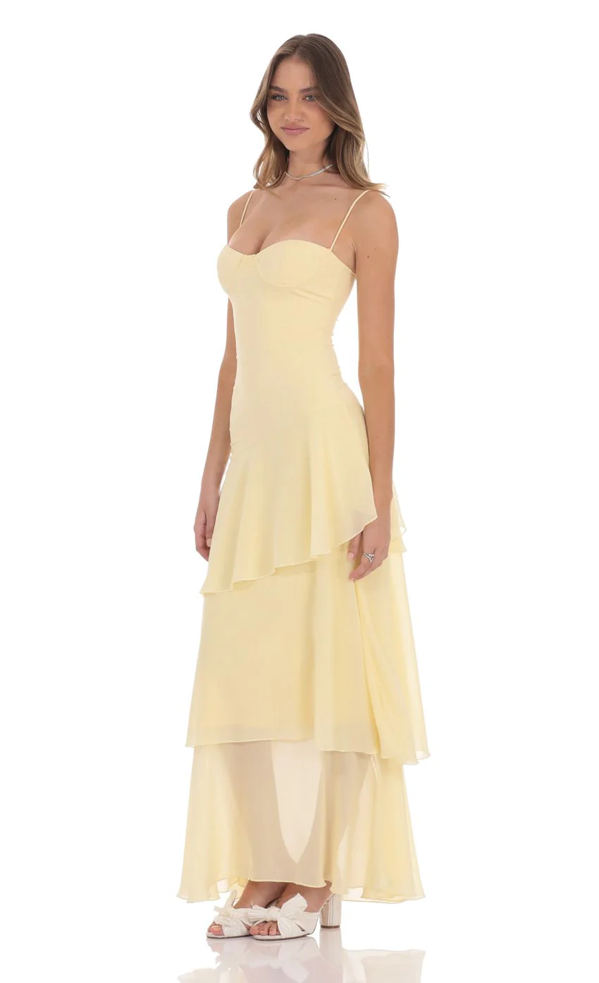 Mireya | Ruffle Maxi Dress - Image 3