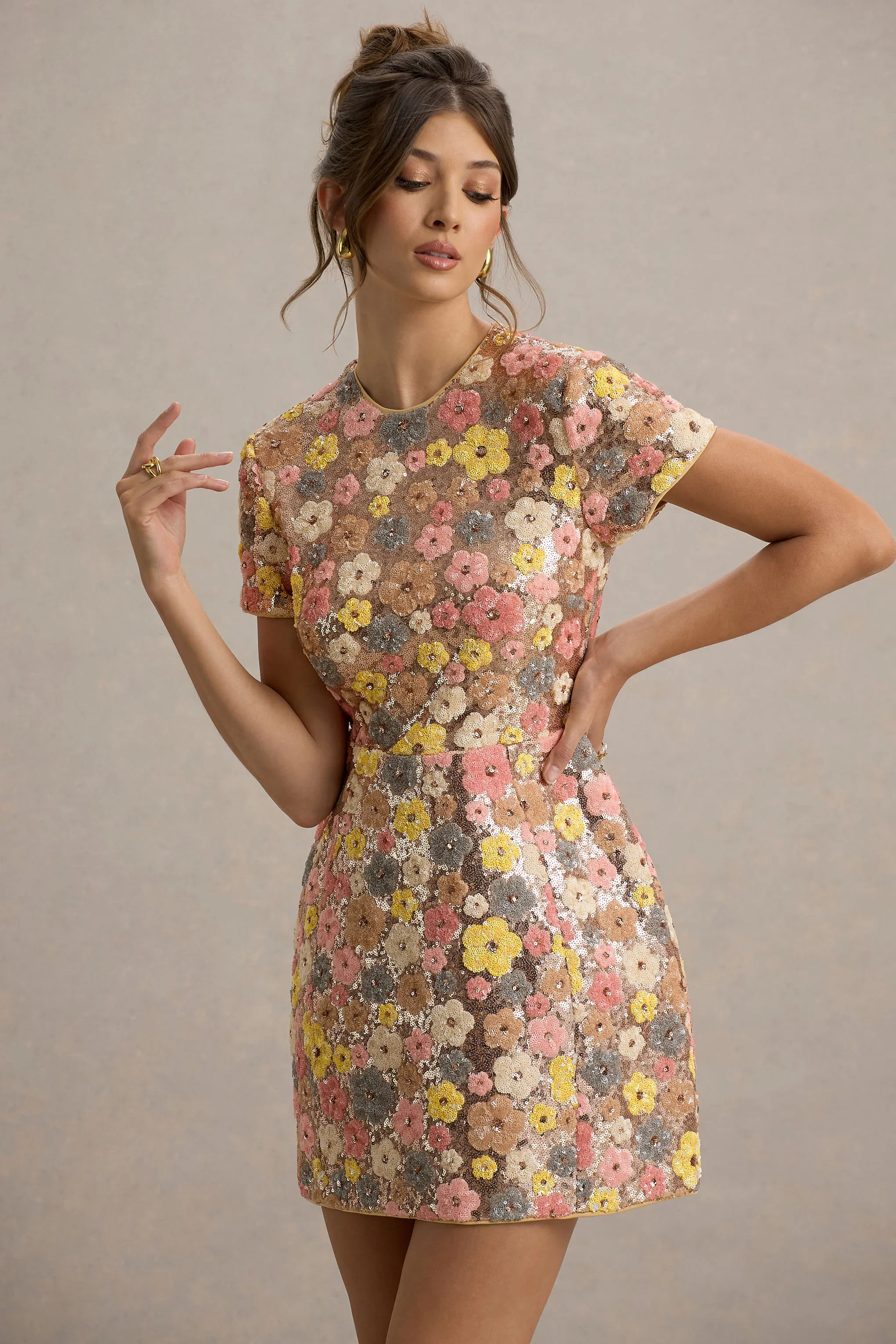Pailettes Floreali Dress - Image 8