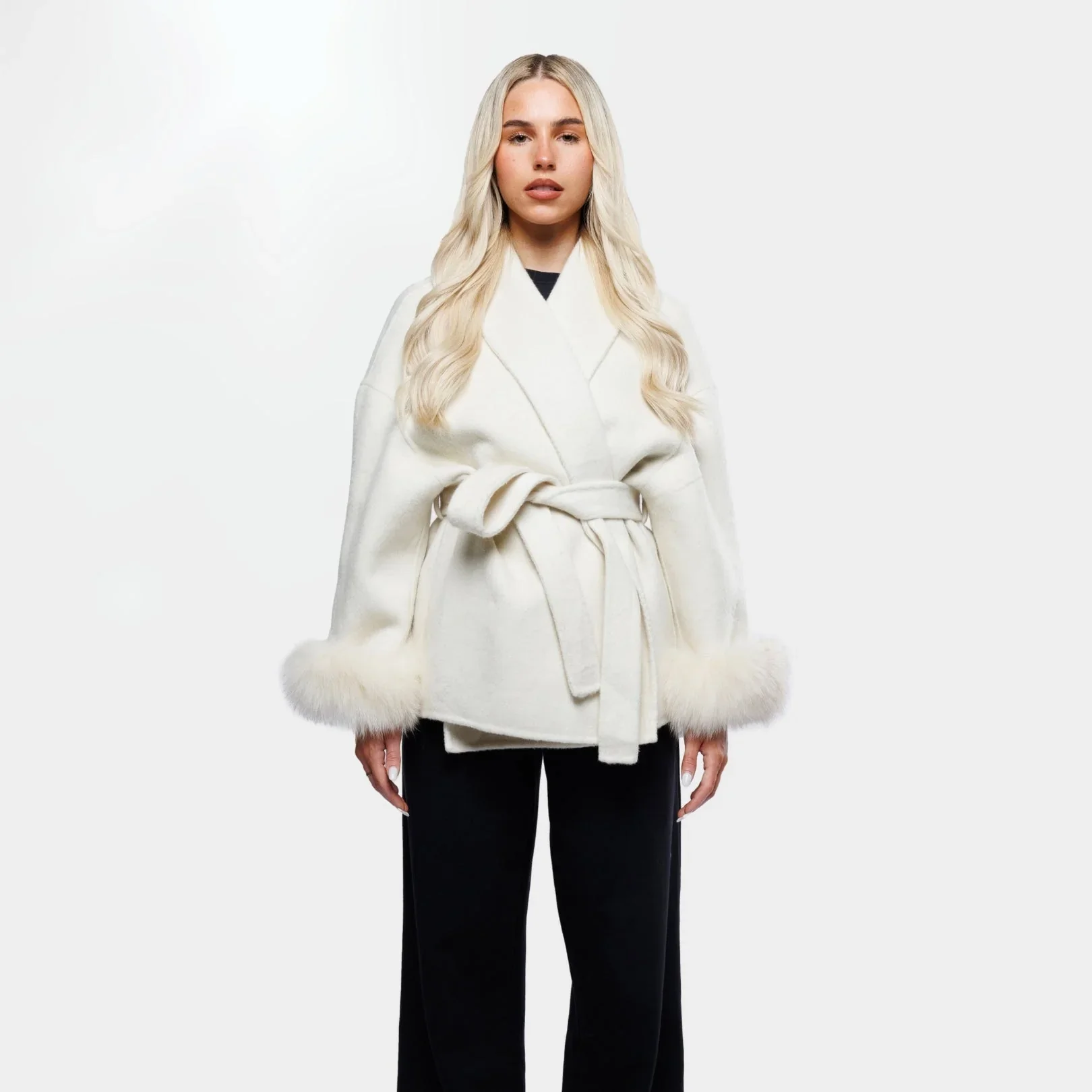 Velluto | Wool Coat White