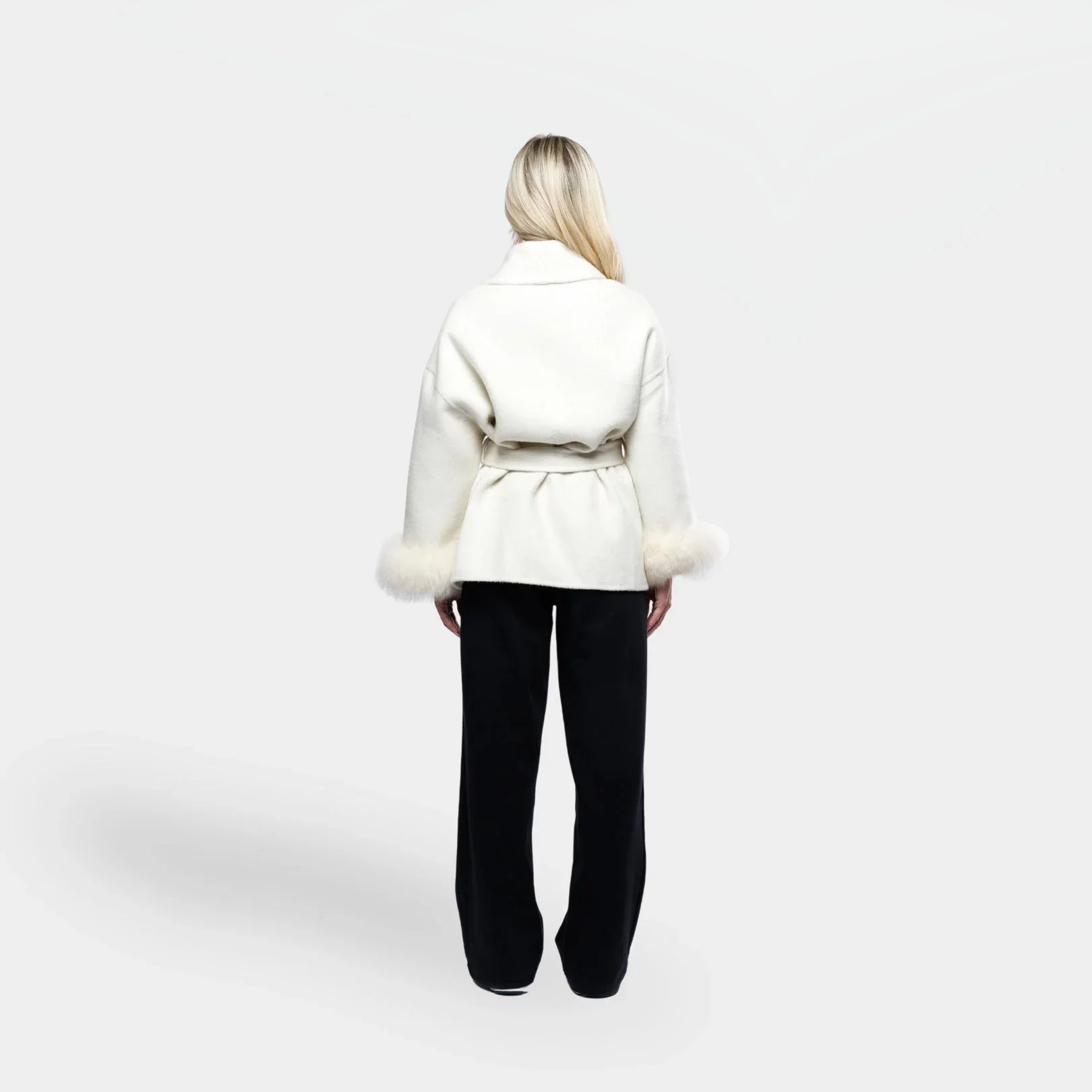 Velluto | Wool Coat White - Image 5