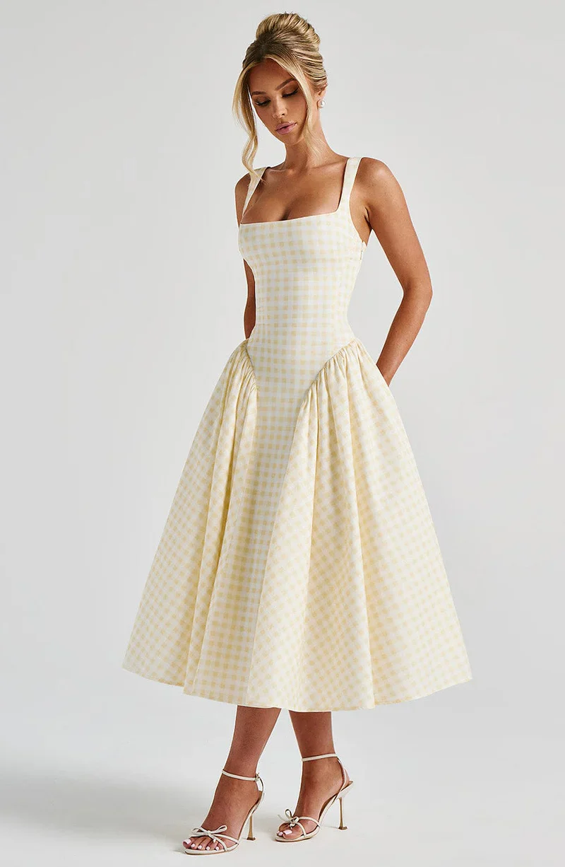 Vichy | Midi Dress - Image 7