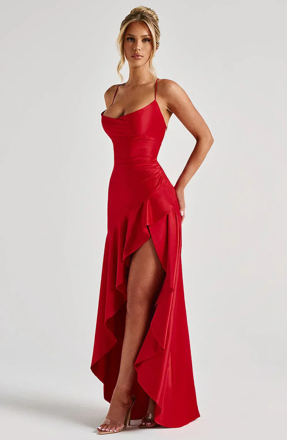 Zieta | Satin Maxi Dress - Image 8